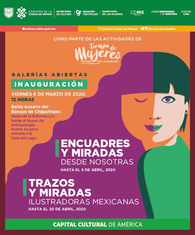 Cocoa_Estudio's tweet photo. Viernes 6 de Marzo 
12 del día,  Inauguración 
#encuadresymiradas 
#desdenosotras 
#fotoperiodistas https://t.co/sojRm5EwVF