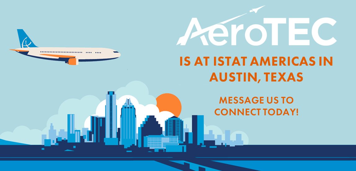 It's the last day of #ISTATAmericas, and our team is onsite and ready to connect with you. Message us to set up a meeting today! #aviationengineering #aerotec #avgeek #aviation #istat #commercialaviation