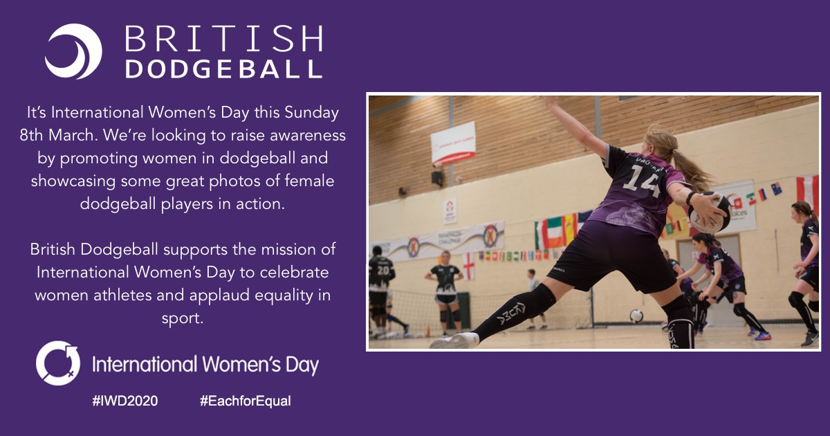 BritDodgeball's tweet photo. ‘An equal world is an enabled world. Individually, we're all responsible for our own thoughts and actions - all day, every day.’

#IWD2020 #EachforEqual https://t.co/PifcrOgOSH