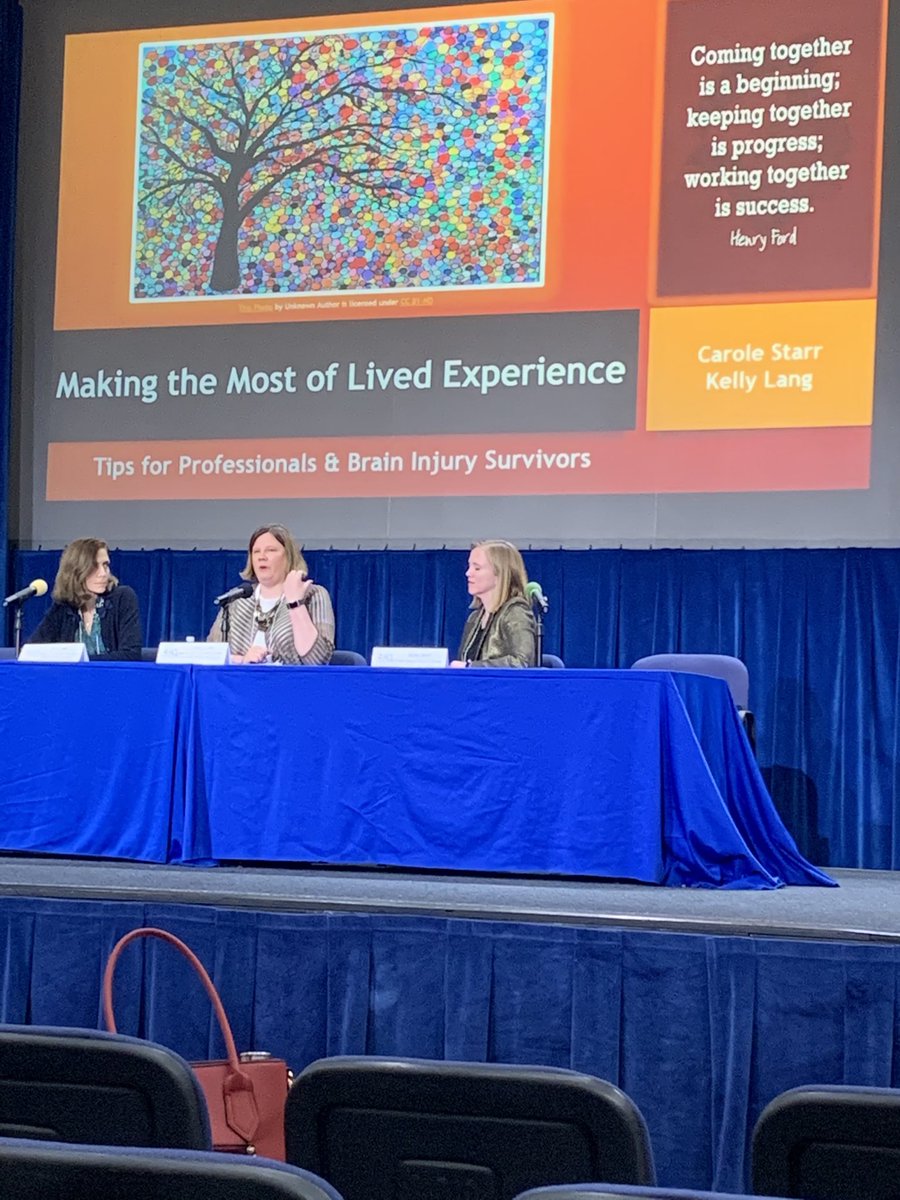 Important words from Kelly and Carole- Listen to persons with lived experience of brain injury about how to best help and engage them. #acltbi #brain #braininjury #ncapps