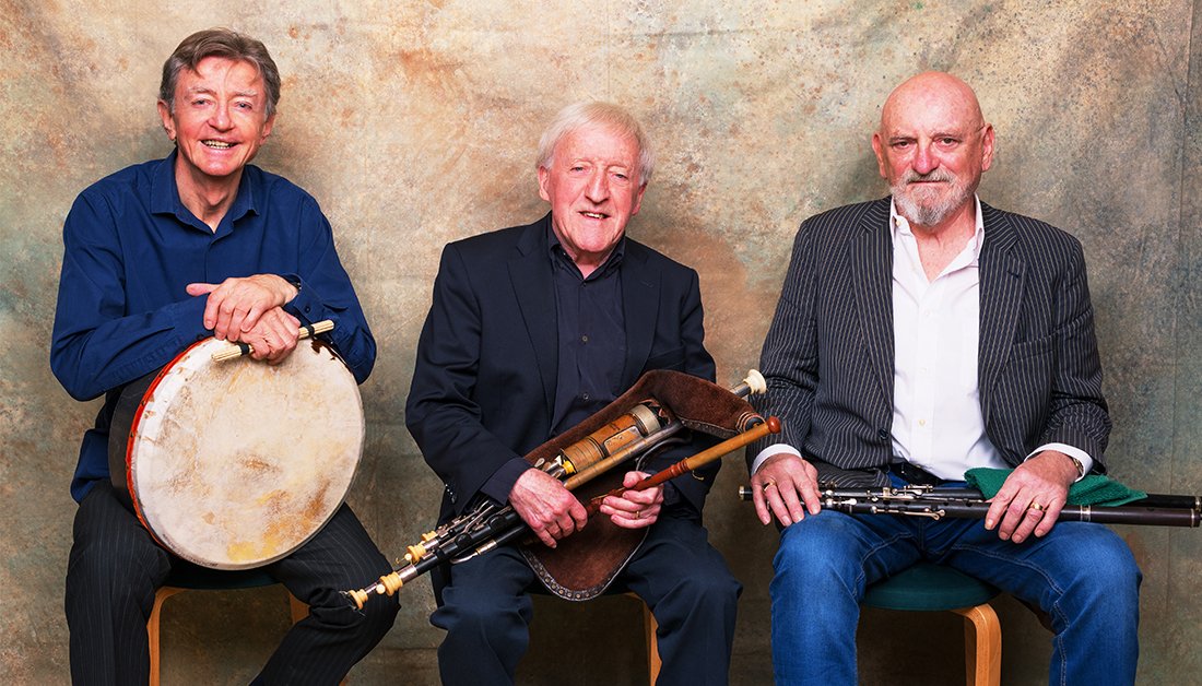 HancherUI's tweet image. The Irish ensemble @thechieftains are joining us at Hancher tomorrow night at 7:30 p.m. to share traditional Irish music! Buy tickets, pre-order meals from the Stanley cafe, and learn more here: bit.ly/2IhkhO4

Listen to their music ahead of time: spoti.fi/3cuWgko