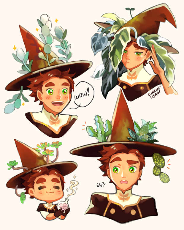 Hi #VisibleWomen ✨ I'm JY, a Singapore-based artist! I like drawing plants and ocs, and designing merch 
