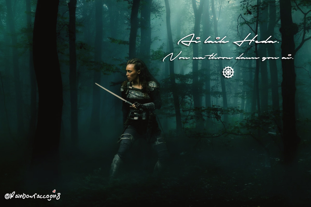 Rainbowraccoon8's tweet photo. Ai laik Heda. Non na throu daun gon ai. #InHonorOfLexa #YourFightIsNotOver #LexaMatters #LexaSpinoff #edit
⚔️Heda once, Heda Forever ♾
She is here, she is near.❤️ https://t.co/D7nKBLBnRG