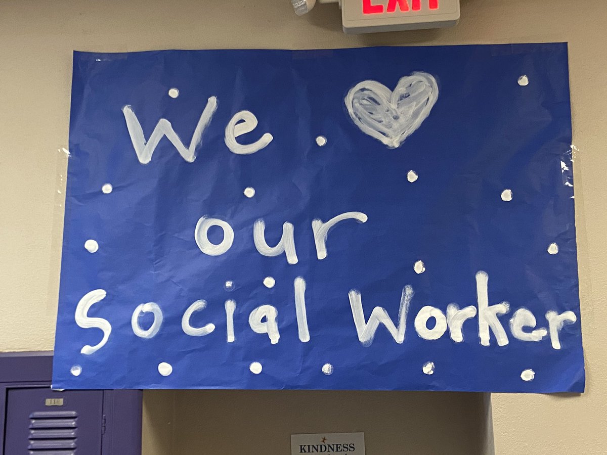 Happy #SocialWorkerWeek to #GoodhueSchool ‘s Kamie Lodermeier.  We are SO GLAD you are a Wildcat!  We’re thankful for you this week &amp; every week! 💜