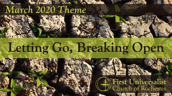 UURoc's tweet photo. March's #MonthlyTheme is Letting Go, Breaking Open. We release weight from our shoulders as we welcome spring and open ourselves up to new beginnings and growth. We celebrate this transition at @UURoc, and invite you to join us☮️☸️☪️✝️☯️🕉️❤️#LettingGo #BreakingOpen #Spring #UURoc https://t.co/83tDLdcocs