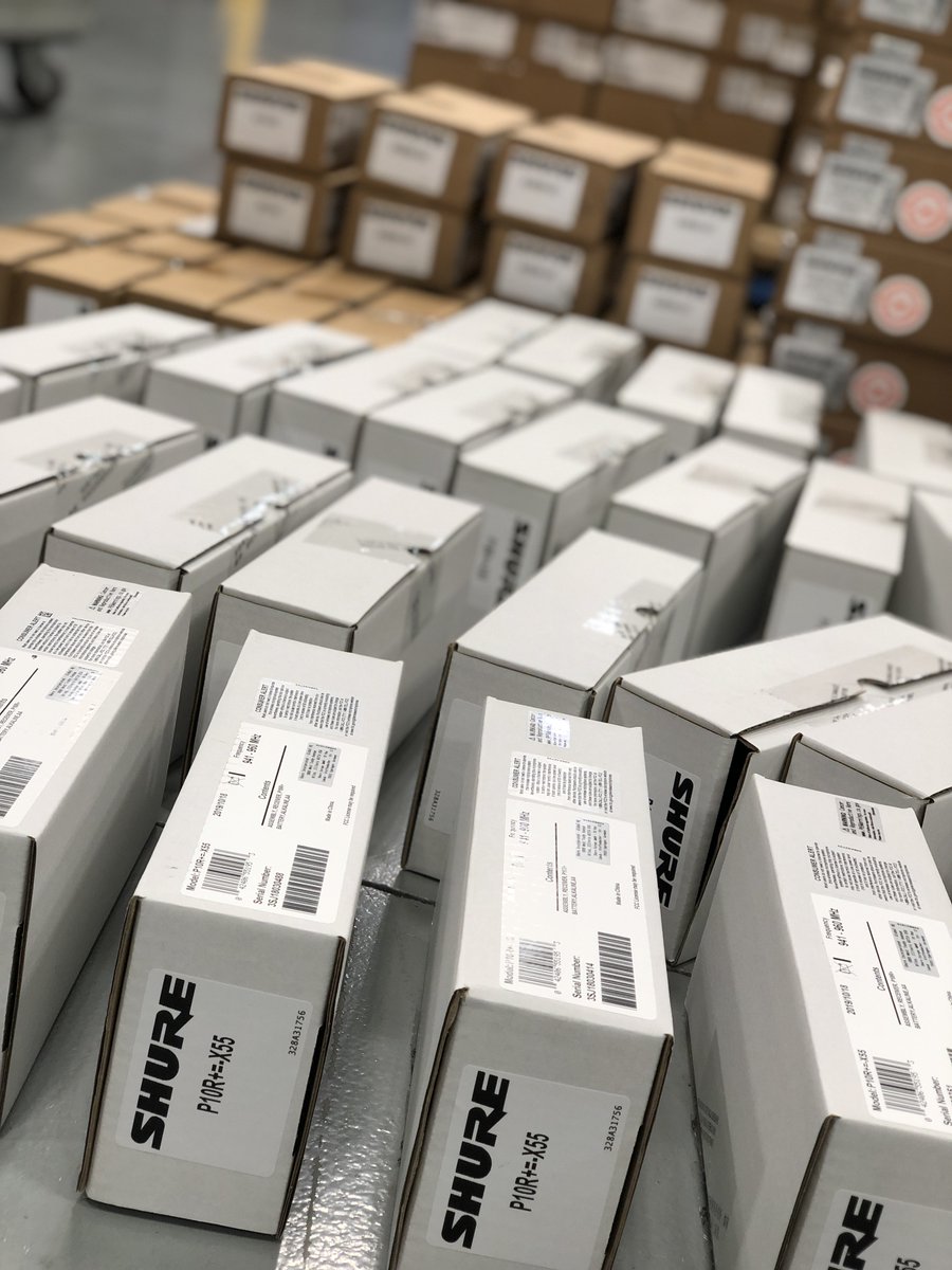 LMG_BeyondTech's tweet photo. A fresh delivery of @shure wireless gear has arrived! #LMGTechTuesday #BeyondTechnology https://t.co/KOnMulbmp5