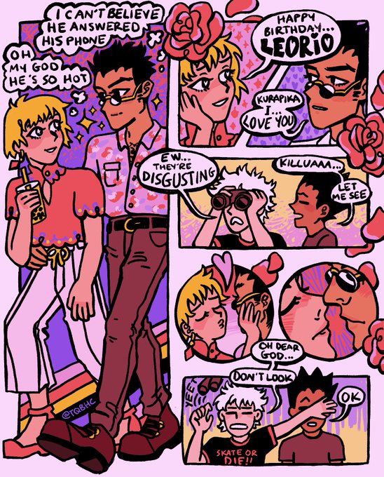 happy leorio day, and week, month, year, and century ✊?
(read left to right) 
#hxh 