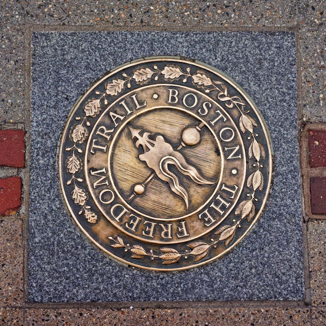 Take a journey through time! Each step along <a href="/TheFreedomTrail/">The Freedom Trail</a> uncovers a little more of #Boston's #history. bit.ly/2ooHN4q #VisitBoston #FreedomTrail