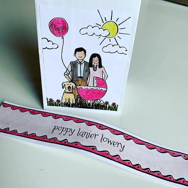 ShadowboxPaper's tweet photo. We love the secrets we keep and it has been so fun knowing this little lady’s name for a few weeks.  @mariahshadow has been bursting at the seems to share in the excitement of this new arrival and the precious story behind her cute name.  Welcome to the world Poppy, we have … https://t.co/KQIbtzUNG1