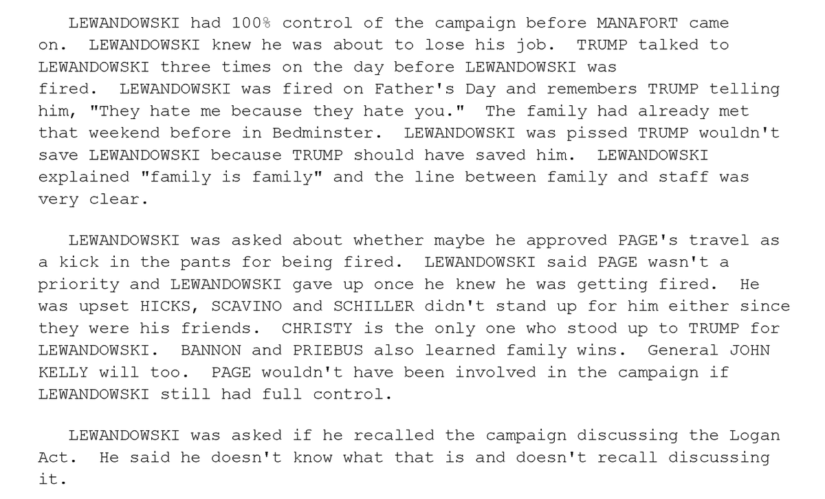 FIRED ON FATHER'S DAY! *pouts*Also: Logan Act? You mean don't conduct foreign policy while there's another president there? What's a Logan Act?