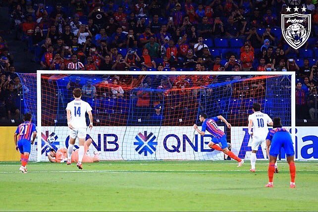 Thank you God, always!! ⚽️🔴🔵🙏🏼 #TksGod #JDT #AFC2020 <a href="/OfficialJohor/">JOHORSouthernTigers</a>