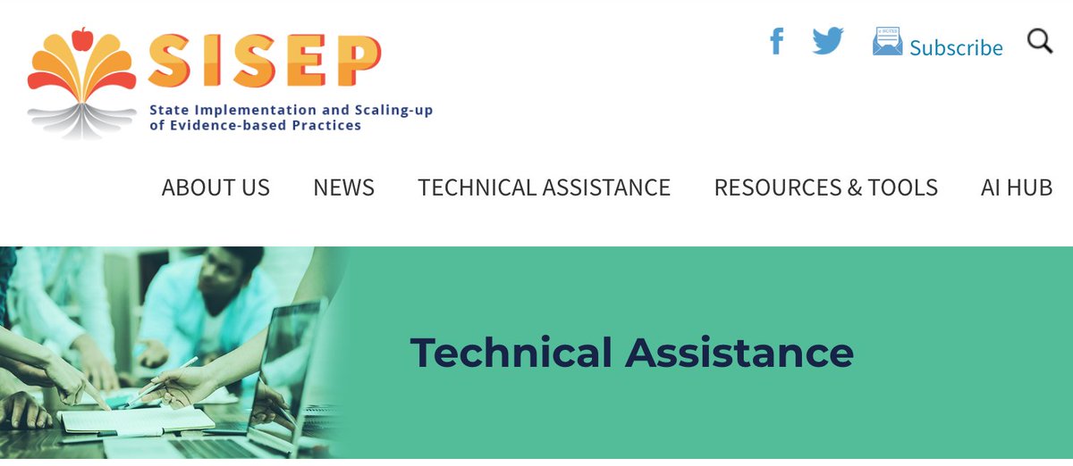SISEPcenter's tweet image. Did you know that you can request technical assistance from SISEP through the TA Request Form on our website? Find the form in the "Request TA" section of our Technical Assistance page: sisep.fpg.unc.edu/technical-assi…