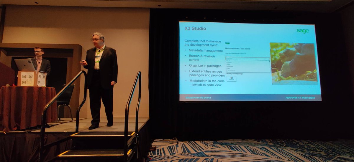 sergiofcpaulino's tweet image. Another great session with Dom and Bence showing everyone the future of the Development in Sage X3 with the new Studio framework. #Scalability, #Microservices, #Versioning and #Usability are trends and key to next-gen dev.
#SagePartnerSummit #Development #SageX3