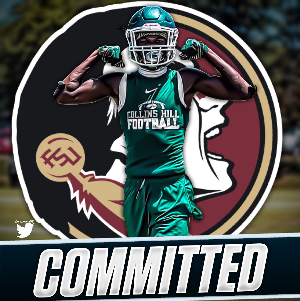 Hayesfawcett3's tweet photo. BREAKING: Class of 2022 ATH Travis Hunter Jr. has just committed to #FloridaState !⁣
⁣
Huge pickup for the #Noles

Florida State fans welcome him home!⁣

#FollowMEforEdits #GoNoles #NoleNation https://t.co/Xyhu7pmuIA