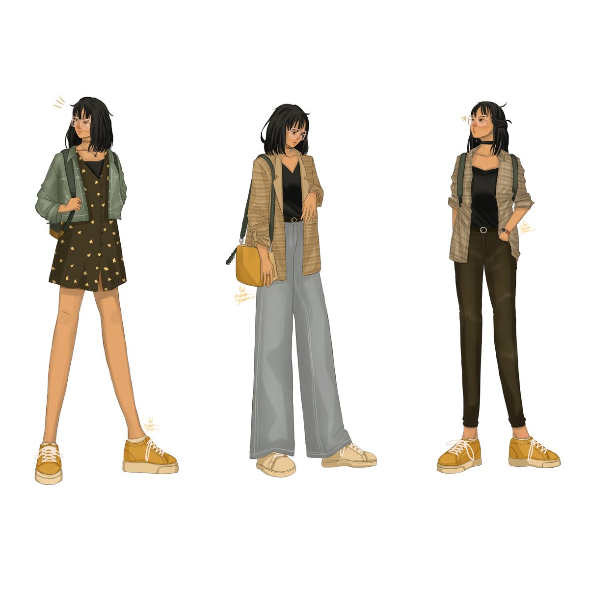 telltalebear's tweet photo. recent favorite outfits 💛
#OOTD #outfitxdiary #drawing #draw #art #digitalart https://t.co/Vsi8JxA7PP