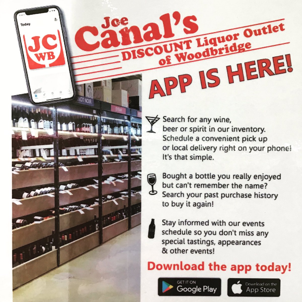 jcwoodbridge's tweet photo. Save time by shopping at home and letting us do the work for you! Order on the official Joe Canals app and set up deliveries or pick up in store. https://t.co/6p3bjwNAmd