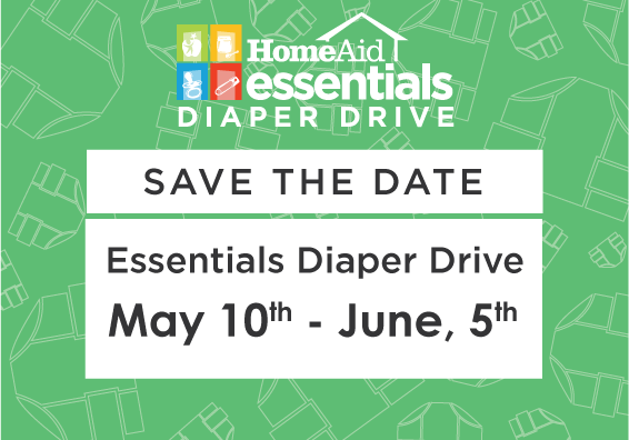 homeaidoc's tweet photo. 🤰 👶 SAVE THE DATE! 🤰 👶 The 2020 Essentials Diaper Drive is coming, from May 10th- June 5th.
Questions? Contact emily@homeaidoc.org !
#EDD2020 #EssentialsDiaperDrive #EssentialsDiaperDrive2020 #GiveDiapers #DiaperBabiesInNeed #HelpHomelessBabies https://t.co/30KxehJr0q