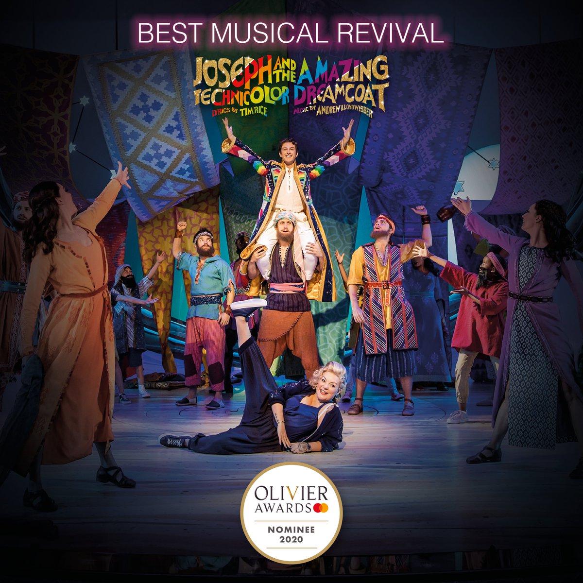 Amazing, amazing, AMAZING! 🌈

We are beyond proud of @jacyarrow on receiving his first <a href="/OlivierAwards/">Olivier Awards</a> nomination for Best Actor, and we are so thankful to be nominated for Best Musical Revival! 🤩

Bring on summer 2020 at the <a href="/LondonPalladium/">The London Palladium</a> to do it all over again. 🙌