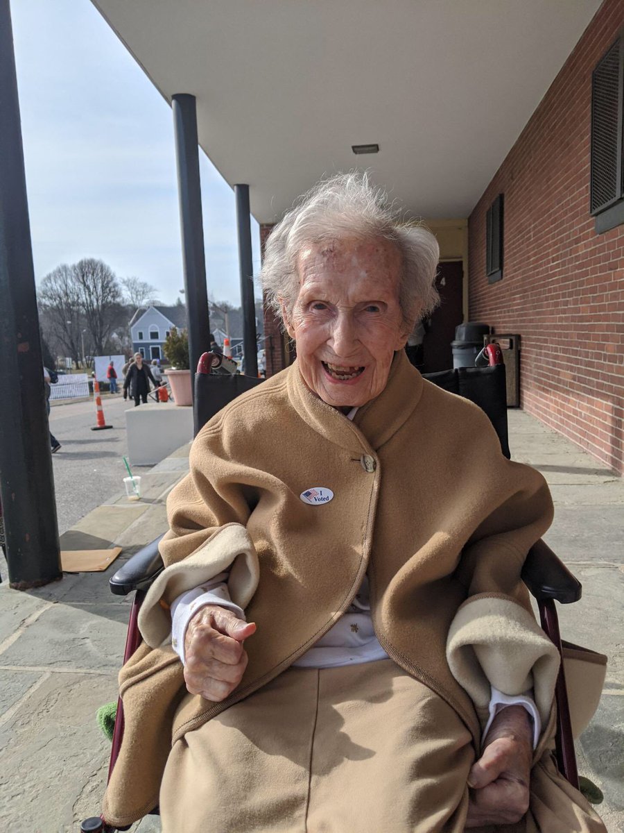 springhouseBOS's tweet photo. Look who voted! #fuzzy108 https://t.co/XKRbhsUaZL