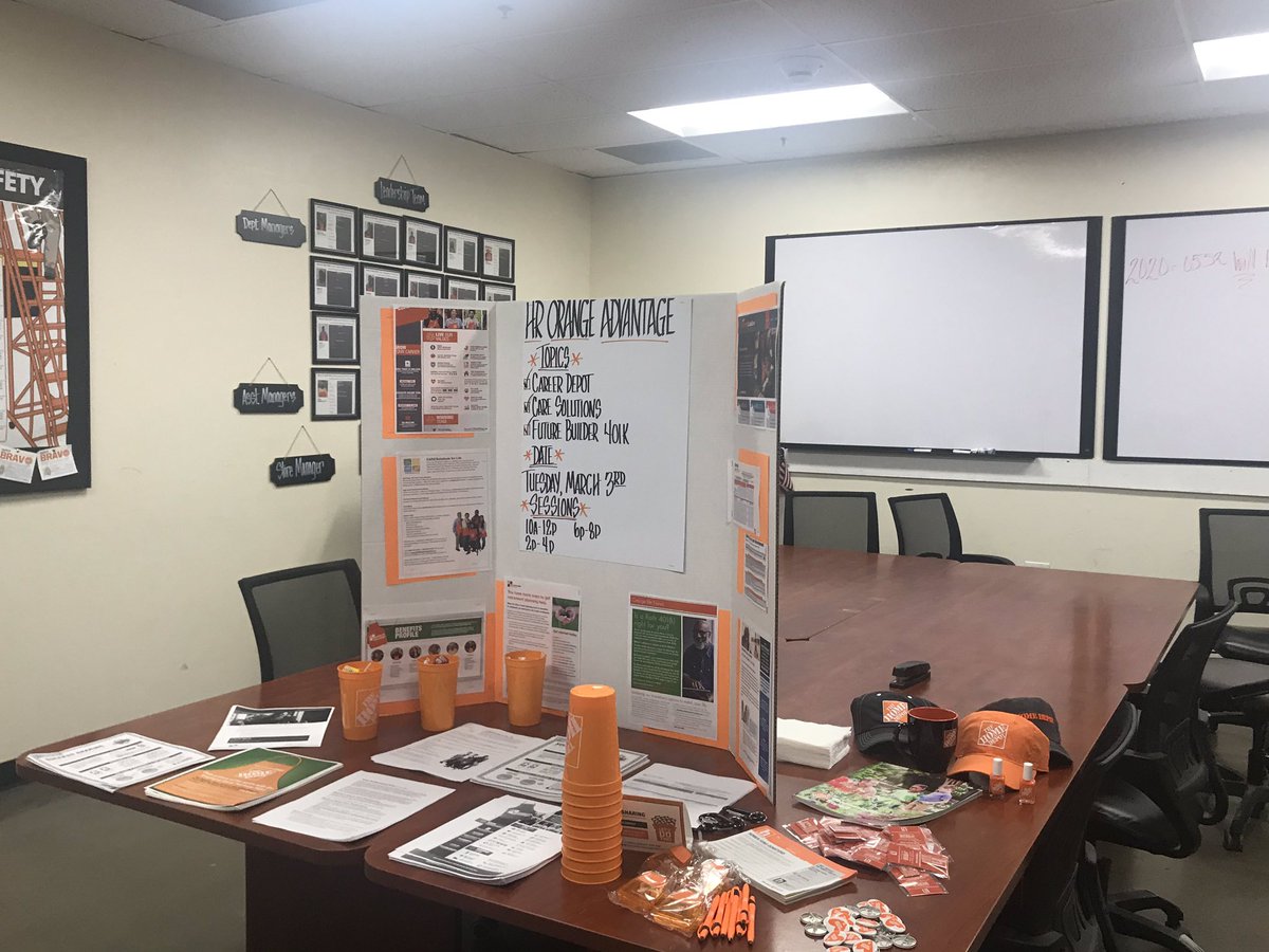 Orange Advantage day. Anthony signing up for benefits.