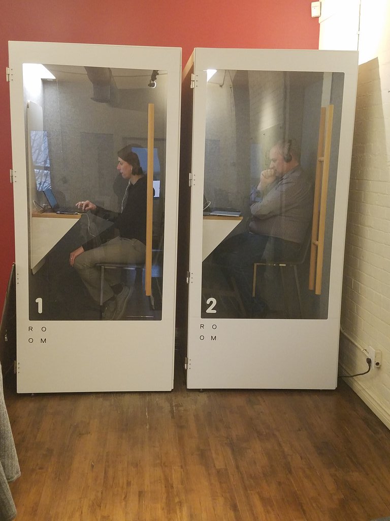 CheriseLakeside's tweet photo. Great solution for privacy or phone meetings in an open office environment! @RDHBuildings #MakingBuildingsBetter #CSIKraken https://t.co/qygjlTr12C