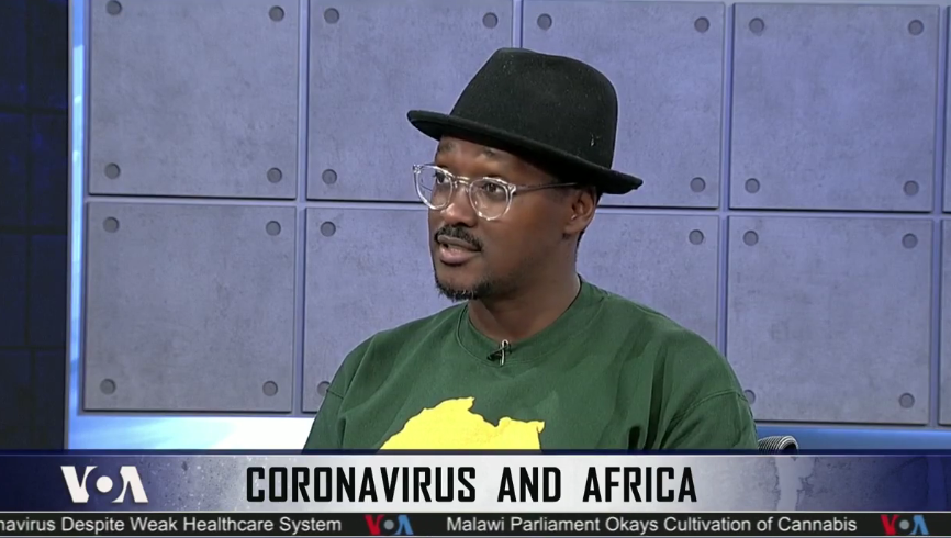 VOAStraightTalk's tweet photo. .@VOAAfrica Live now on #ShakaExtraTime with @UpfrontAfrica talking about #coronavirus , #democracy in Africa and more https://t.co/nWXNfRWF9J https://t.co/rxI29WEtBs