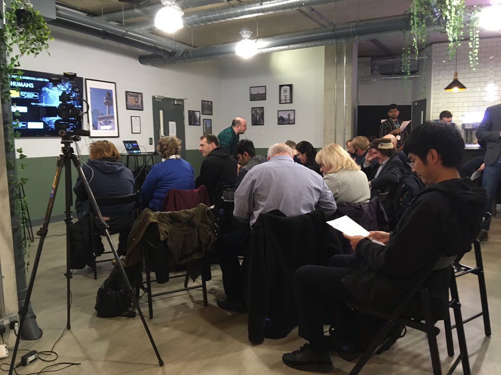 FaceLabLJMU's tweet photo. Looking very busy at @avenuehq_liv Talk on Digital Humans #immersiveLiverpool and #LiverpoolLASER https://t.co/ZOzji0L5Ya