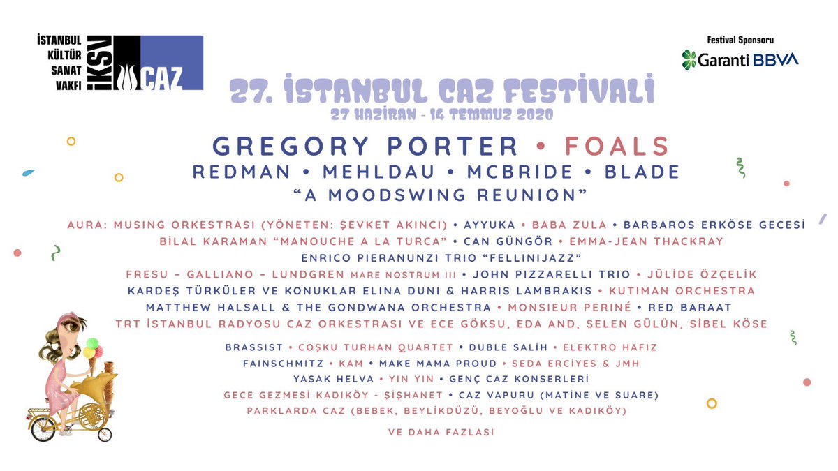 TURKEY! See you at @istanbulcazfest in July 🇹🇷 caz.iksv.org

#istanbulcazfestivali