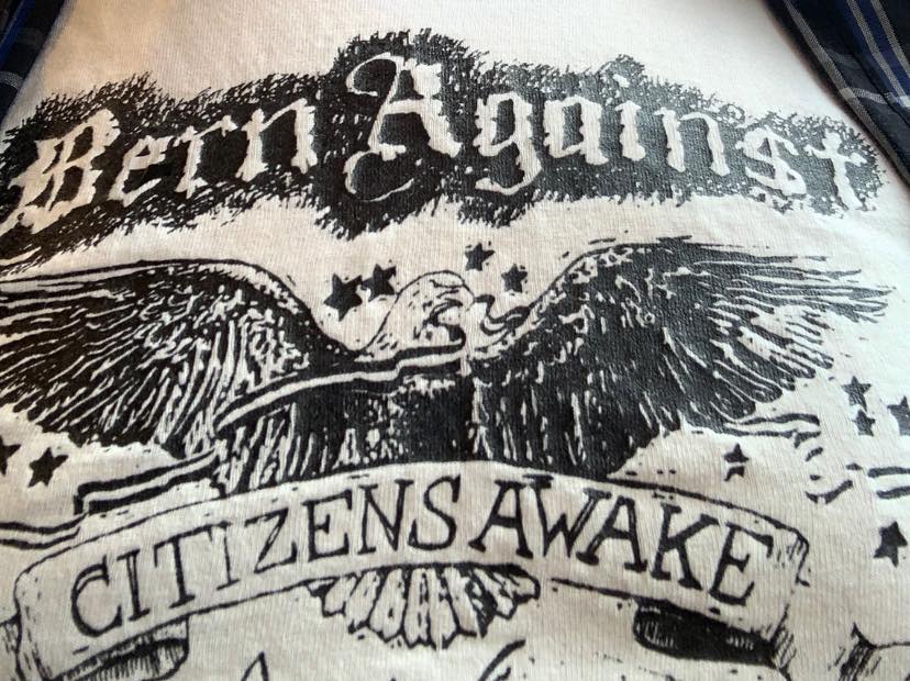 Walker_Grooms's tweet photo. #SuperTuesday2020 — PLS VOTE FOR @BernieSanders, who I believe (& ok if you don't) has the best chance to: center politics/policy on working ppl, tackle climate crises, move foreign policy away from the “blob," & deal w/ concentrations of money/power.
#PunksForBernie #BernAgainst https://t.co/SGv2XeTuKK