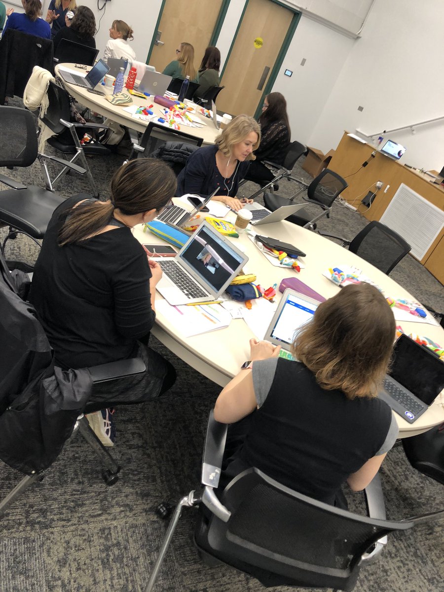 MrsKerkotchian's tweet photo. Blended Learning training with @dsdPD. Looking at ways to level up our three phases. Awesome to see so many teachers engaged and looking at ways to differentiate instruction. #blendedlearning #differentpathways @bebaroman @ari_gleicher @SMMUSD https://t.co/vIL2wRZ6OT