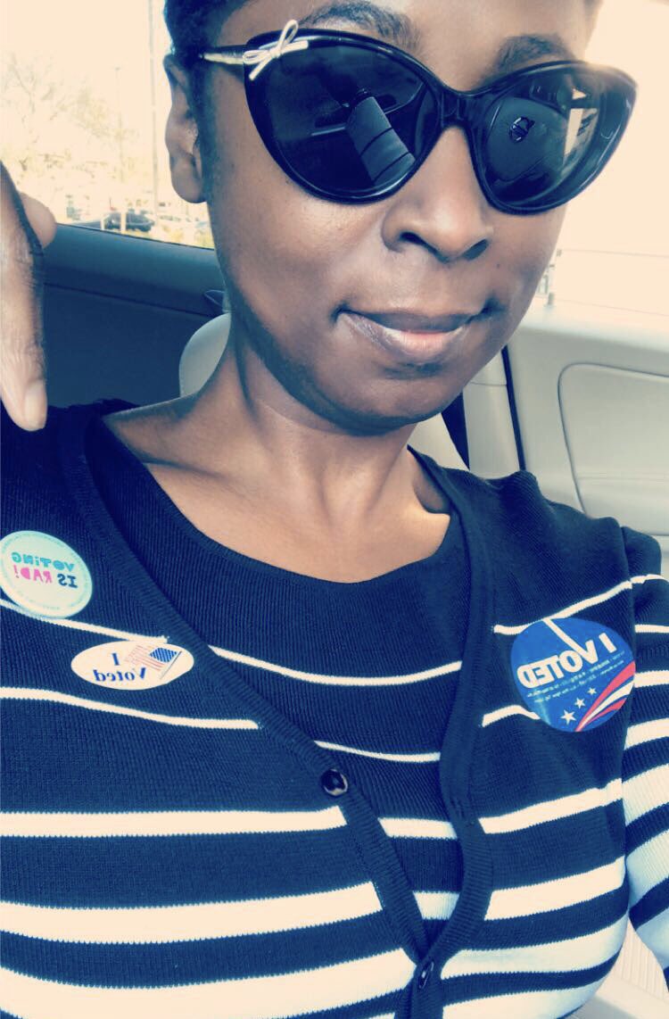 ajwarden3's tweet photo. First time the #GoldenState is a part of #SuperTuesday - #IVoted - use your #voice and #vote because #VotingIsRad https://t.co/dLTe6dlLj0