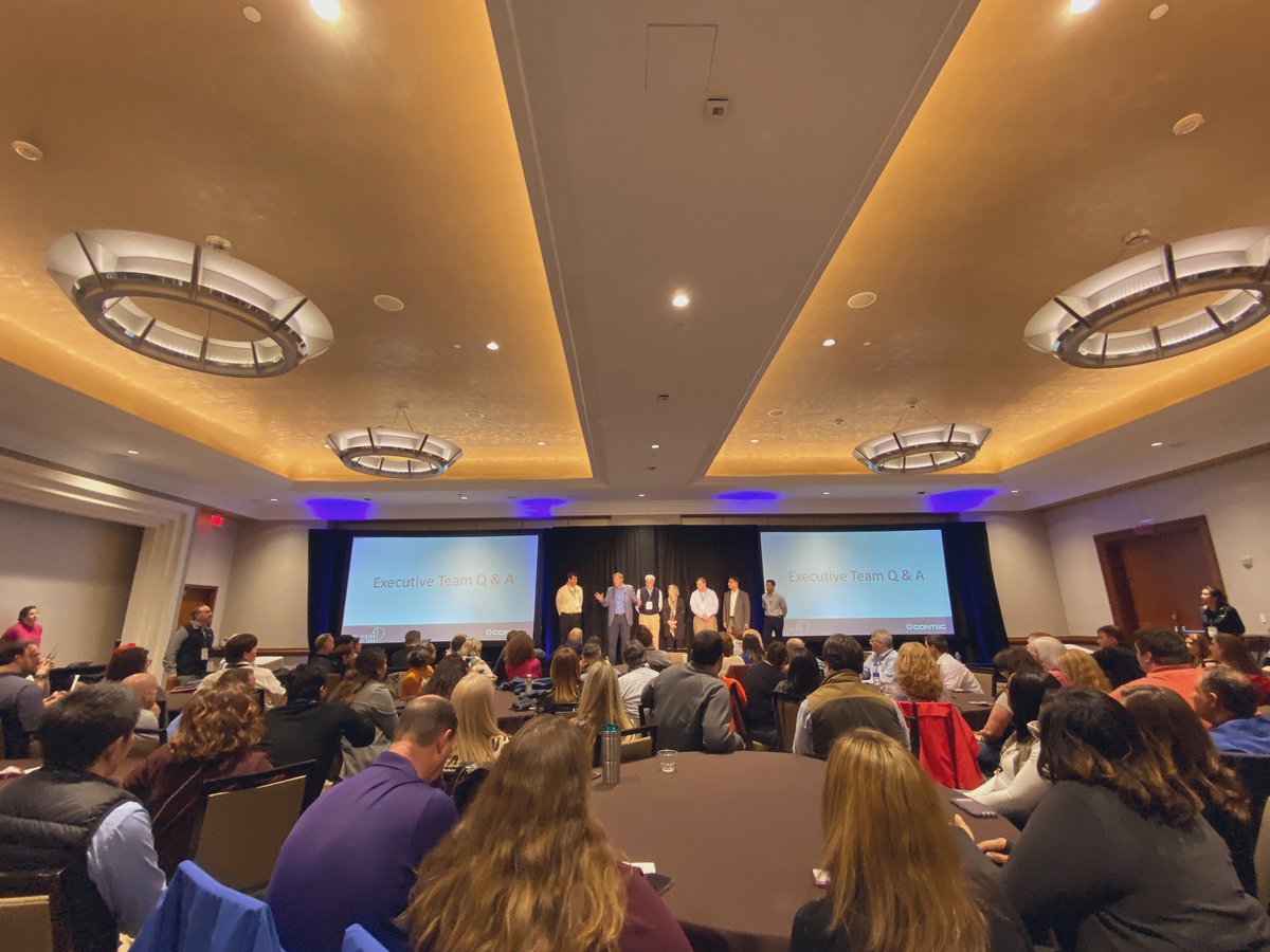 contecinc's tweet photo. #ONEVISION2020 is off to a great start! It is amazing to see so many Contec associates, sales &amp; technical team members all in the same place! https://t.co/m91UcNPySu