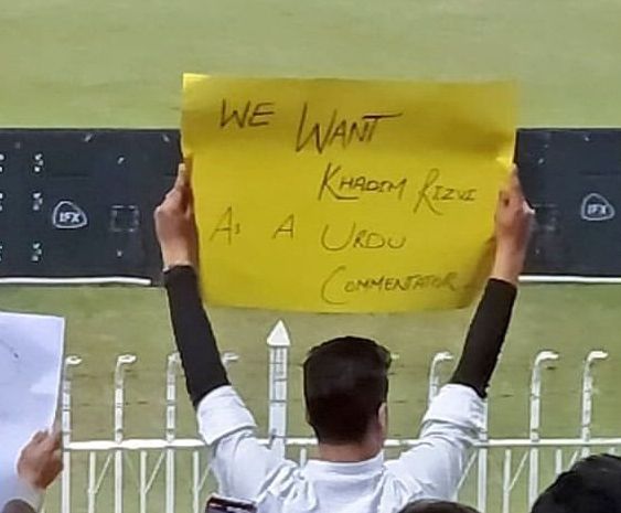 PakPositivity's tweet photo. We Want Khadim Rizvi as Urdu Commentator Especially in Lahore Qalandar's Match. #LQvQG #PSL2020 https://t.co/iIciL3hpz1