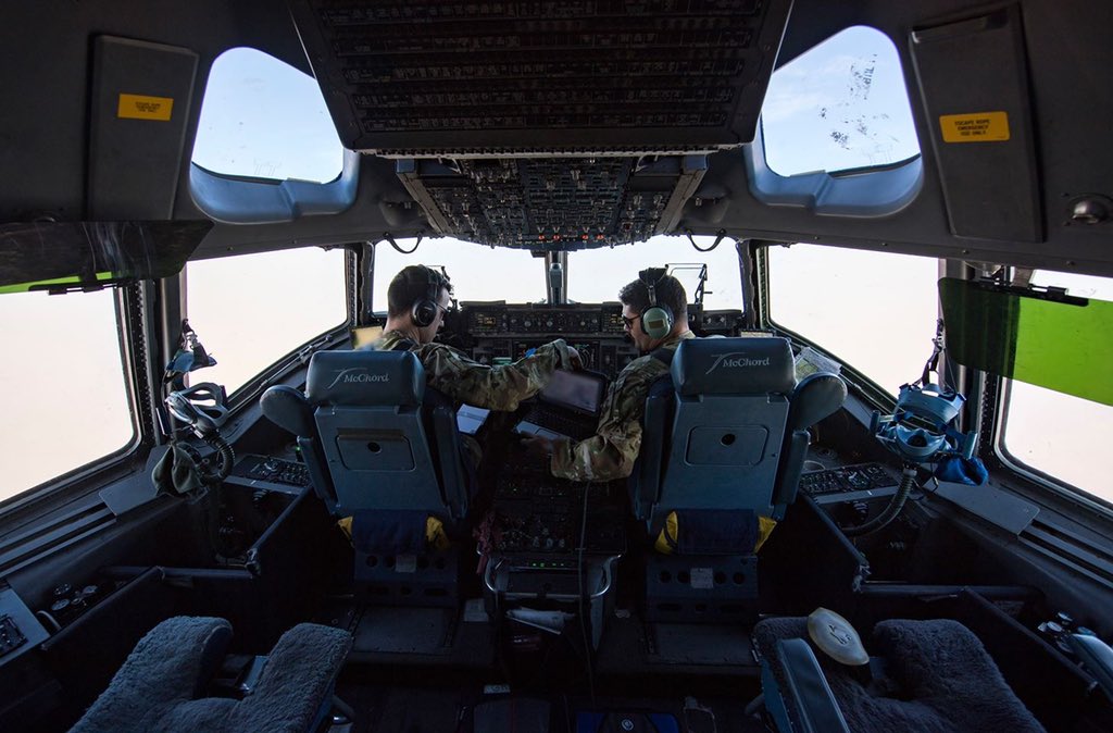 386thAEW's tweet photo. Ever wondered what the inside of a C-17 Globemaster III looks like pre-flight??
Take a gander 👇🏼👇🏼
#RockSolid #C17 #Globemaster #816EAS #Det1 https://t.co/PSwF2K83Pm