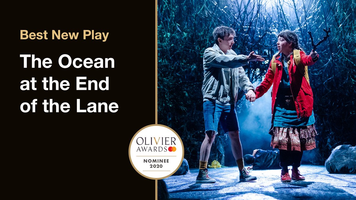 NationalTheatre's tweet photo. Huge congratulations to the cast and creative team behind The Ocean at the End of the Lane on your nomination for Best New Play.
@OceanWestEnd @neilhimself #NTOcean #OlivierAwards https://t.co/LxrPSRIKLH