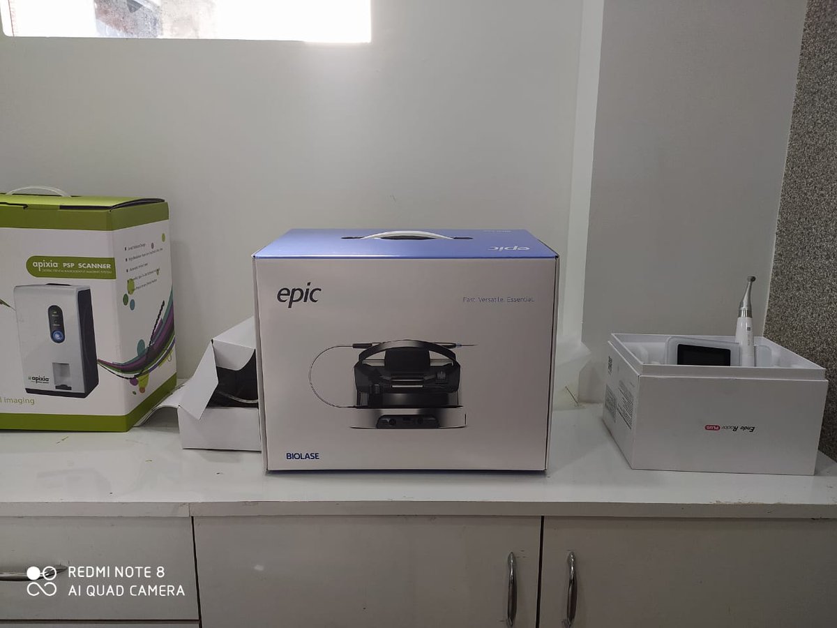 unicorndenmart's tweet photo. Congratulations Dr. Sazid khan, Medisky clinic #Jaipur for the installation of #Ruynes Innova Pad Dental Chair. #Apixia PSP, #Biolase Epic x Dental Laser, #Genoray Port X II Portable X Ray, and many more equipment
We always aspire to give the best to our customers
#UnicornDenmart https://t.co/RbmaD3URN3