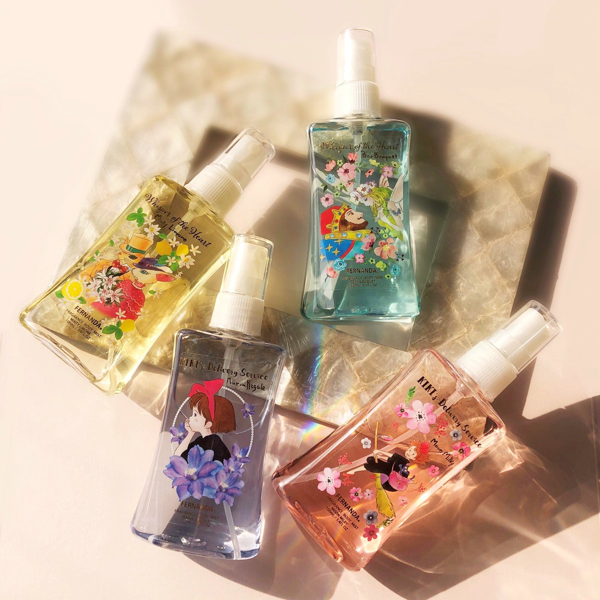 どんぐり共和国 公式 今週末3 7 土 発売 フェルナンダフレグランスボディミスト 新しい香りが3種類登場 人気のマリアリゲルも再販 ムーンミルキー 魔女の宅急便 ペアブーケ ドワーフの王とエルフの王女 ミンティリモーネ バロンと