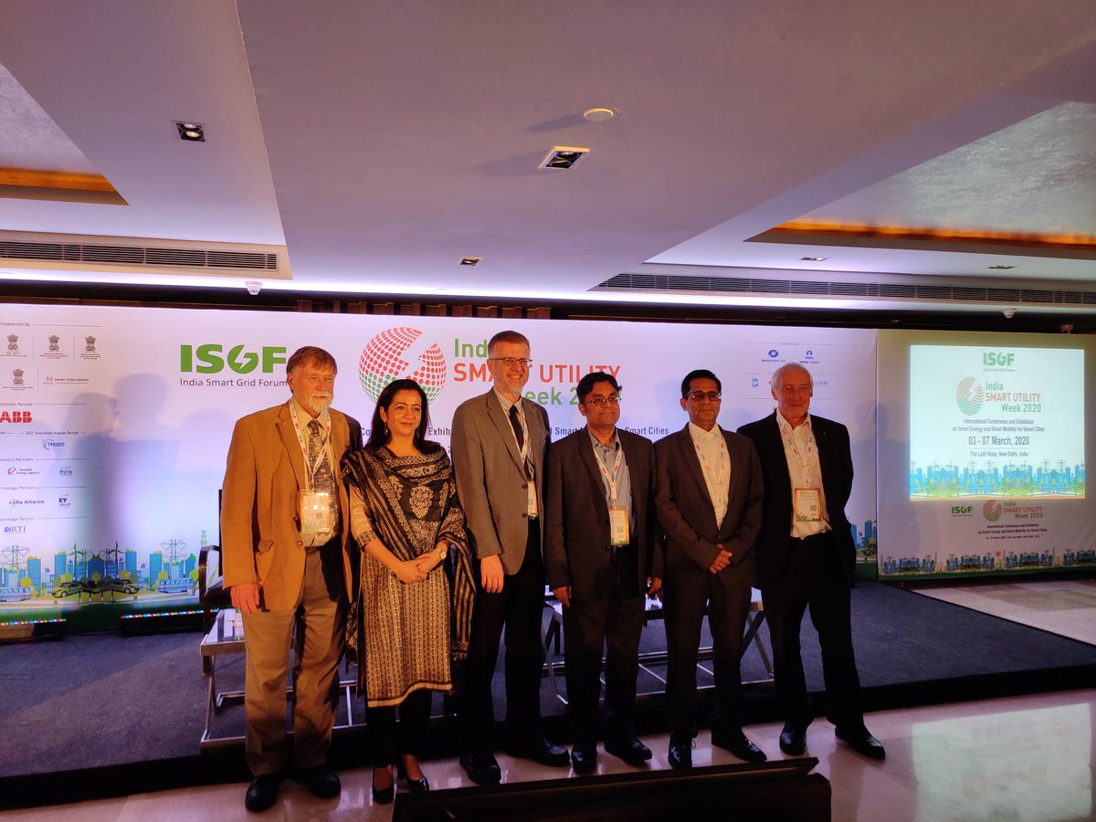 ISUW_India's tweet photo. Thank you for joining us for the Masterclasses on Digitalization during  ISUW 2020 at The Lalit Hotel, New Delhi
#ISUW2020  @IndiaSmartGridF https://t.co/HuM9MieJia