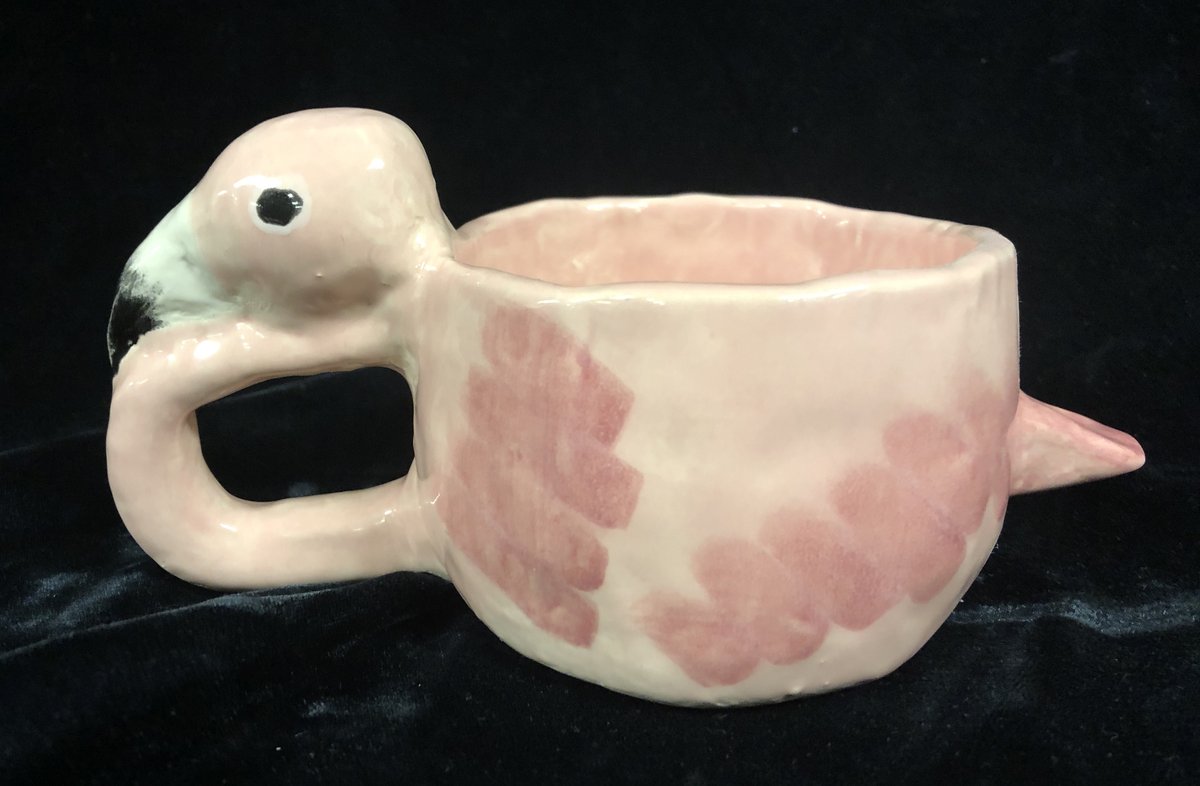 Two more creative pinch pot extension projects. What great ideas these  ceramic students keep coming up with. Love it. #MontourProud, image size:1200x786