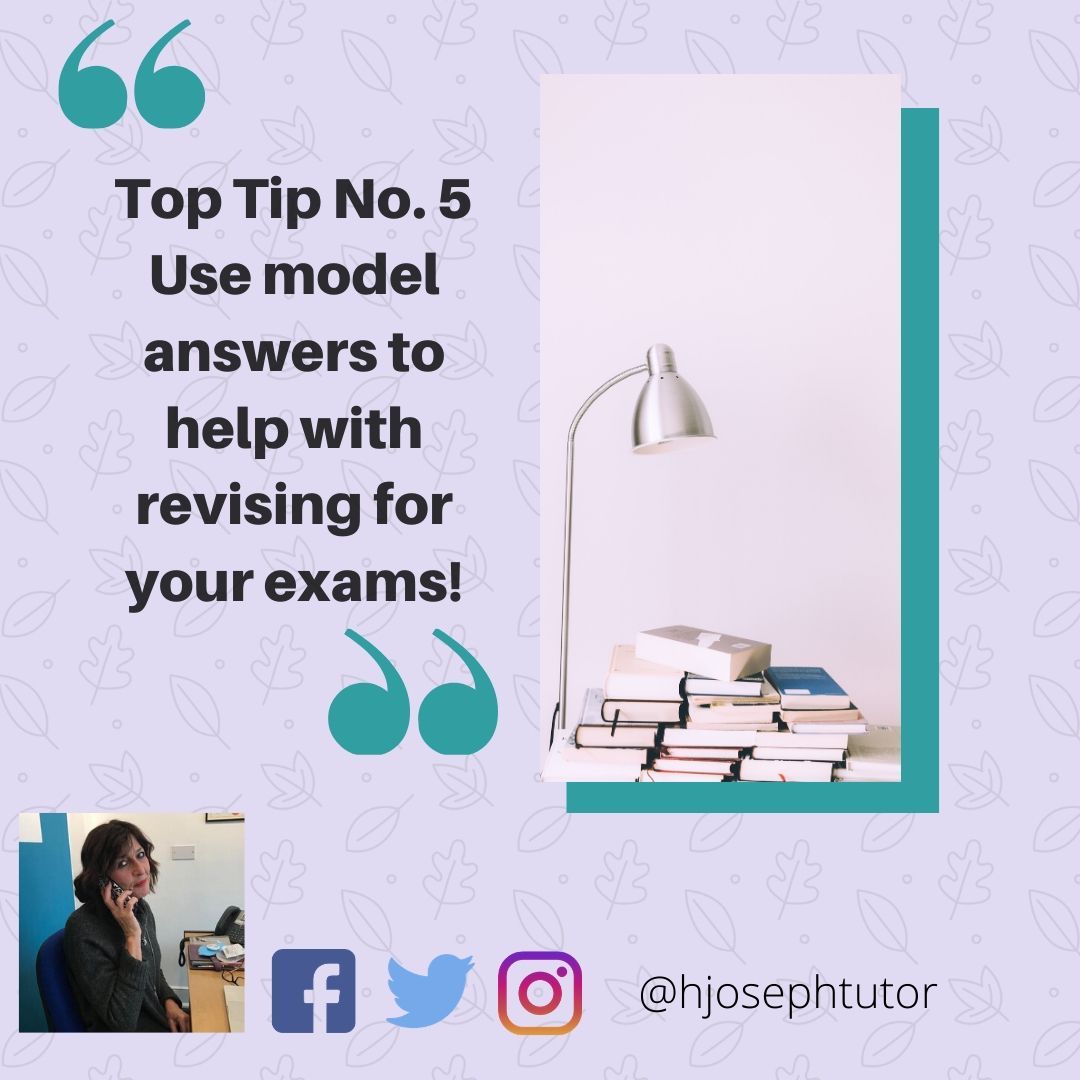 hjosephtutor's tweet photo. Top Tip No. 5 - Use #modelanswers when revising... #revising #revision #GCSE2020 #French #German or #Italian #onetoone #Tuition #tutoring #SWLondon https://t.co/1jpen6Gfz6