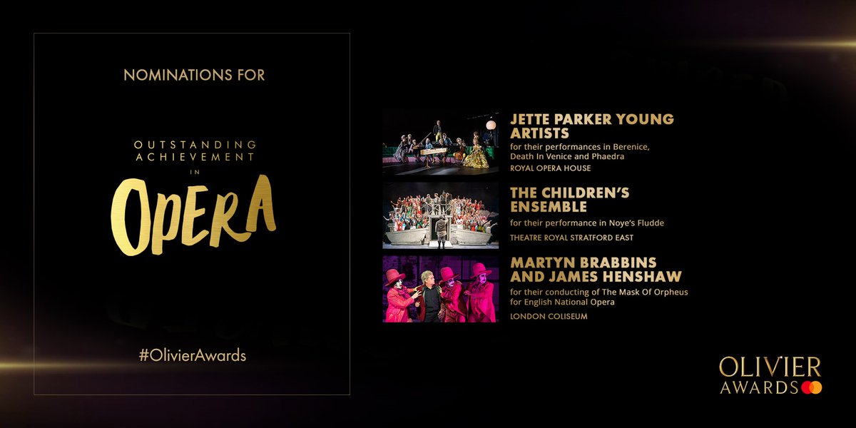 stratfordeast's tweet photo. Woah! Three nominations!? We're chuffed! Massive well done to all the @OlivierAwards nominees, especially to the OUR LADY OF KIBEHO and NOYE'S FLUDDE companies. @RoyalDerngate @E_N_O #OlivierAwards https://t.co/3LZBbQoGVF