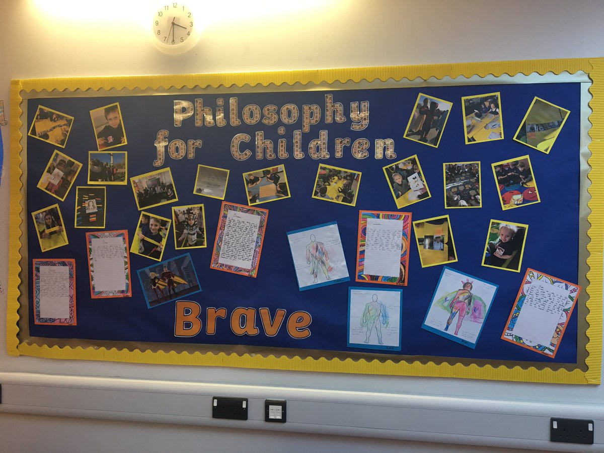 LittleStanion's tweet photo. Celebrating our P4C day. What is your brave? @SAPERE_P4C #P4C https://t.co/45tQIEvcP4