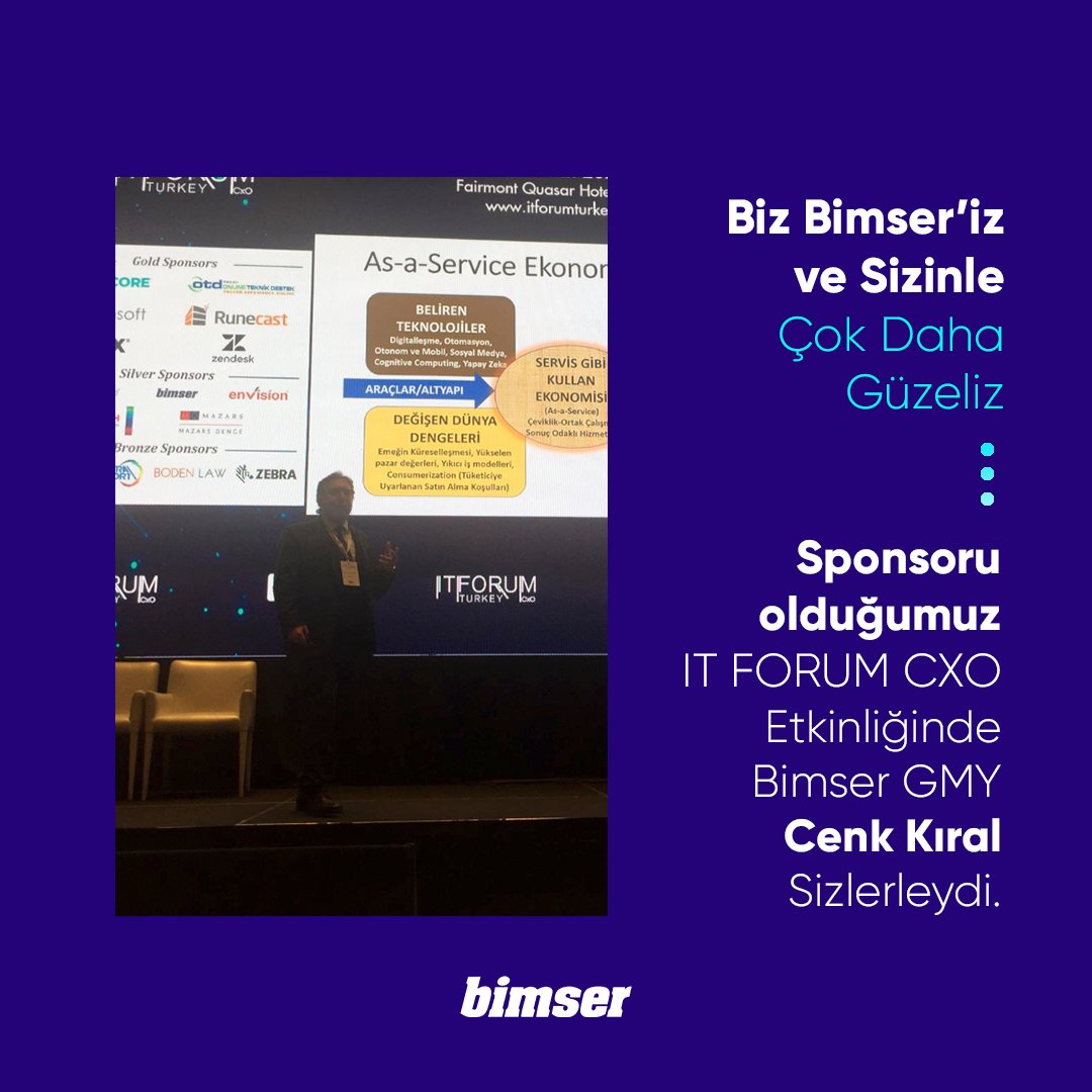Bimser_'s tweet photo. Gümüş Sponsoru olduğumuz IT FORUM Turkey "CXO" etkinliğinde sizlerleydik.
Biz #Bimser'iz ve Sizinle Çok Daha Güzeliz.
#bimser #eBA #synergy #QDMS #ensemble #eBAITSM #bEAM #event #digital #itforumcxo
@EventsForFuture @EffOrganization https://t.co/Vnyase4YaZ