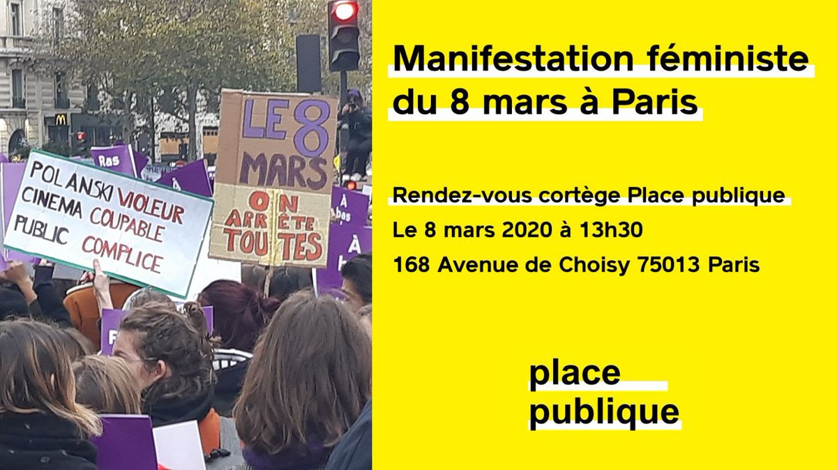 Place publique Paris tweet media