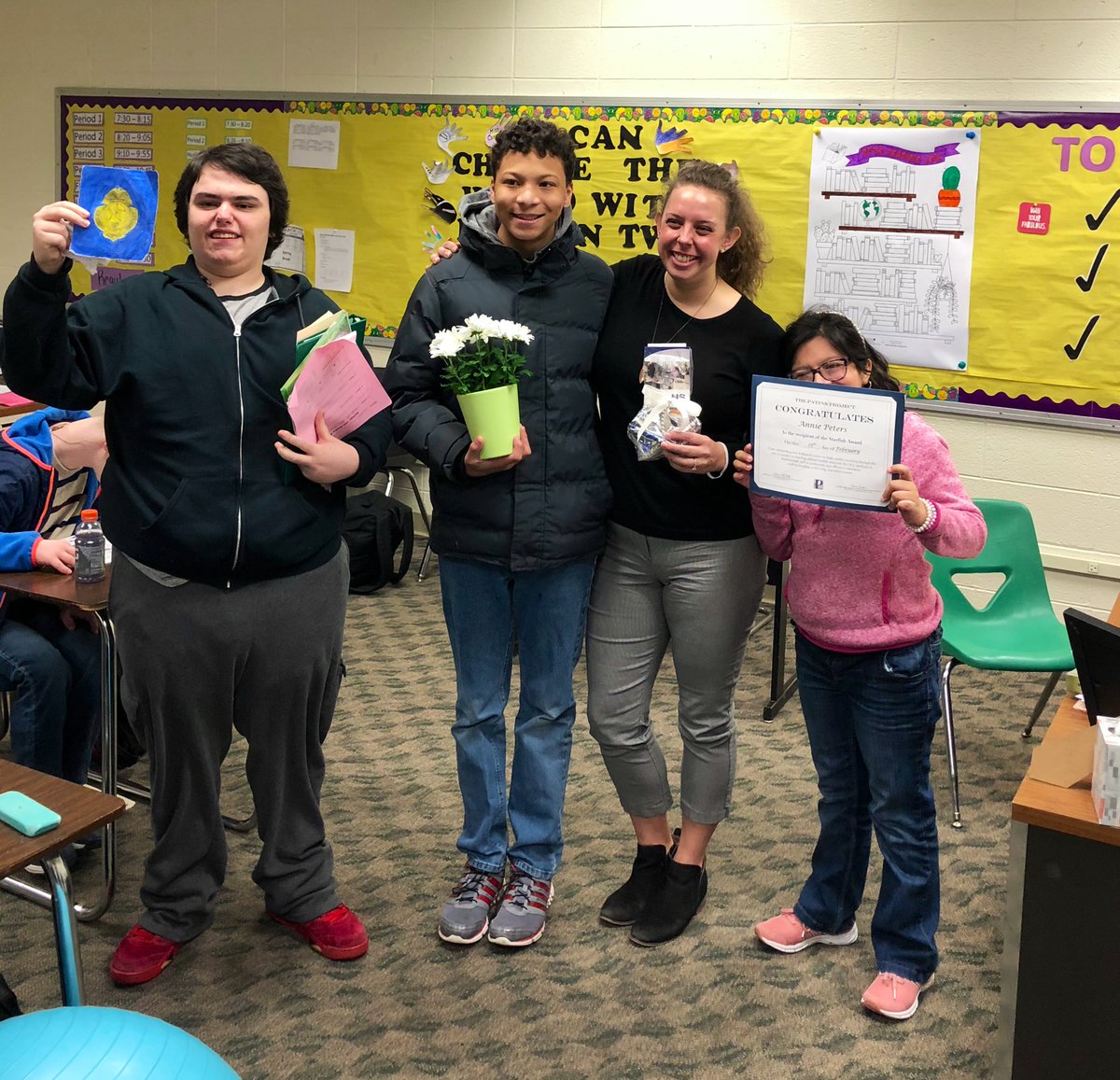 Jill Lambert (@jclambert33) on Twitter photo 2020-03-03 13:32:00 Excited for @APeters0709 who won the #StarFishAward for her dedication to our Ss today from @PATINSPROJECT @RachelH872 @jconti281 @katietaylorIN @GHSWoodmen Excited for @APeters0709 who won the #StarFishAward for her dedication to our Ss today from @PATINSPROJECT @RachelH872 @jconti281 @katietaylorIN @GHSWoodmen