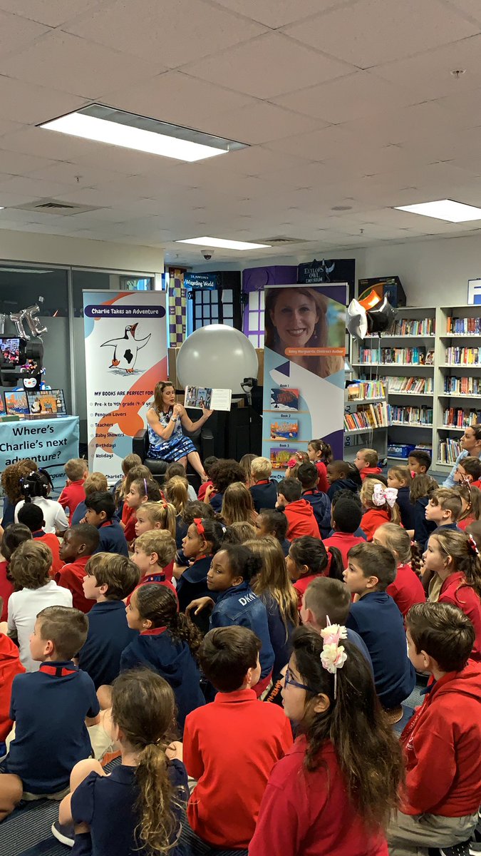 Haley Marguerite visits <a href="/ADHUS_FAUHS/">ADHUS & FAU HS</a> reading “Charlie Takes An Adventure” to our Kindergarten and 1st grade students! 📚 ❤️ 🦉 #owlsread #owlin #childrensauthor <a href="/bees_sherry/">Sherry Bees</a>