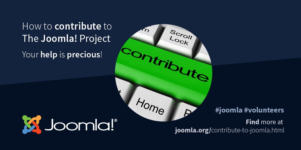 joomla's tweet photo. Learn how you can help #Joomla! get better, visit this page and become a #volunteer!

https://t.co/pnnzgE3Apd

Or directly visit our help wanted page to find a team you would like to help

https://t.co/iEvSdIU3gS 

#community #volunteering #nonprofit #helpwanted https://t.co/xofA2A4W3s