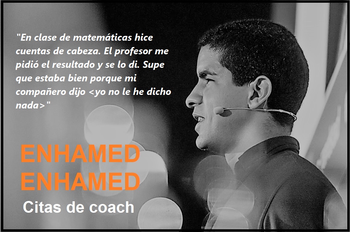 Enhamed's tweet photo. "En clase de matemáticas hice cuentas de cabeza. El profesor me pidió el resultado y se lo di. Supe que estaba bien porque mi compañero dijo <yo no le he dicho nada>"
👉🏼 https://t.co/agpdFYHAIb 👈🏻
Cita de coach de Enhamed
#Enhamed #Coach #CitasDeCoach #Conferencias #EnhamedCoach https://t.co/WBUQuRq23E