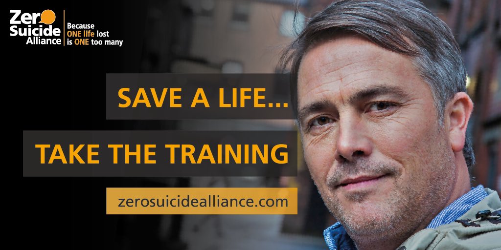 Please take this training today, you never know when you will need the skills to save a life. Please share and let me know if you have taken the training x

zerosuicidealliance.com/training