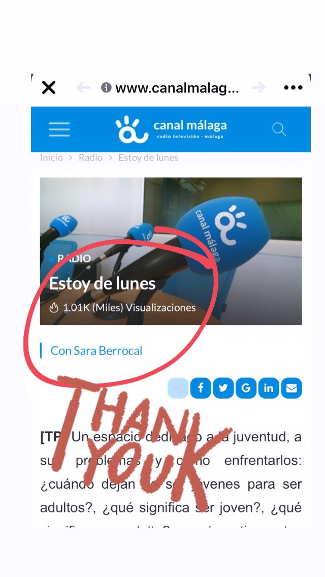 ¡No te olvides! #estoydelunes ese programa en el que contamos realidades y damos una visión diferente para comenzar la semana con energía !!! 

Dale al #play !

#estoydelunes #serelcambioquequieroverenelmundo #pequeñagranrevolución #psicología #coaching #espacioparacompartir